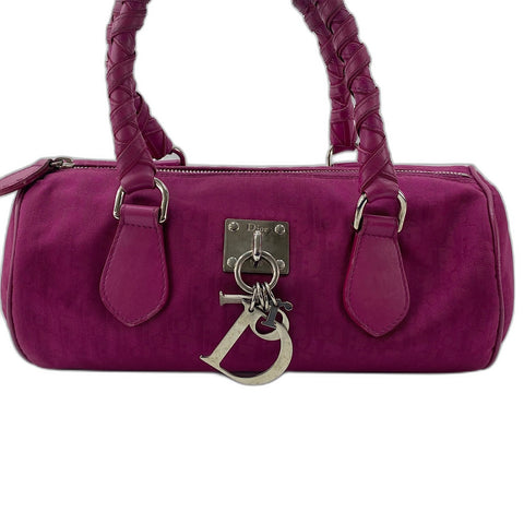 Christian Dior Trotter Handbag canvas pink WS32455