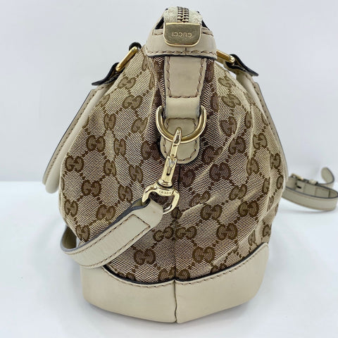 GUCCI 2WAY Handbag beige WS32456