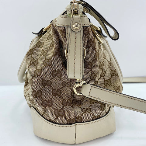 GUCCI 2WAY Handbag beige WS32456