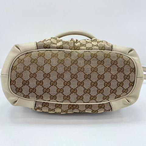 GUCCI 2WAY Handbag beige WS32456