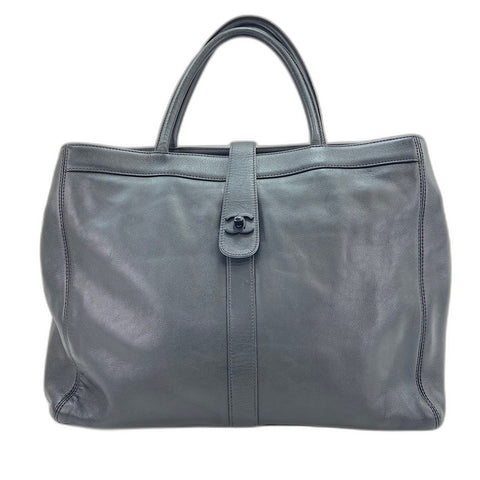CHANEL Handbag leather black WS32459