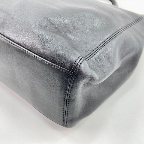 CHANEL Handbag leather black WS32459