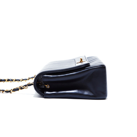 Chanel Coco Mark Matelasse Chain No. 2 Shoulder Bag Black WS3245