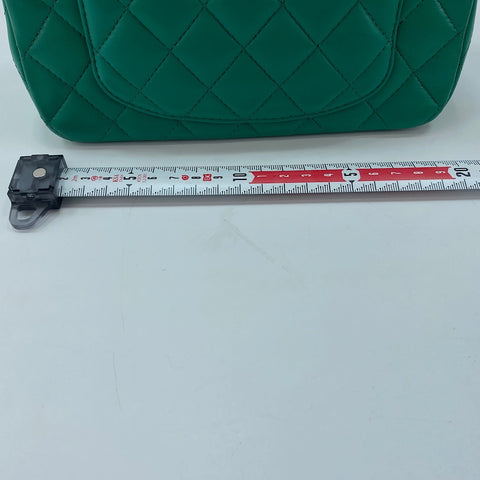 CHANEL Mini Matelasse Handbag lambskin green WS32460