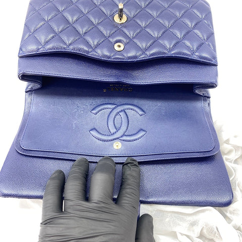 CHANEL Matelasse 25 Shoulder Bag Navy WS32461