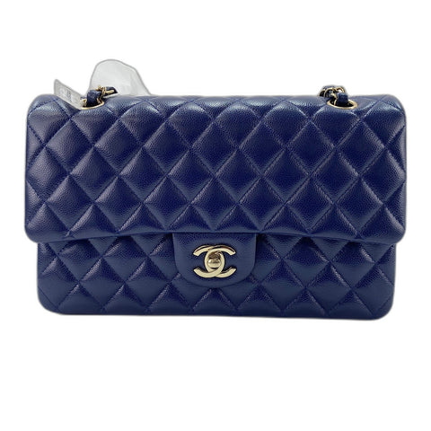CHANEL Matelasse 25 Shoulder Bag Navy WS32461