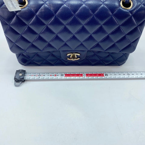 CHANEL Matelasse 25 Shoulder Bag Navy WS32461