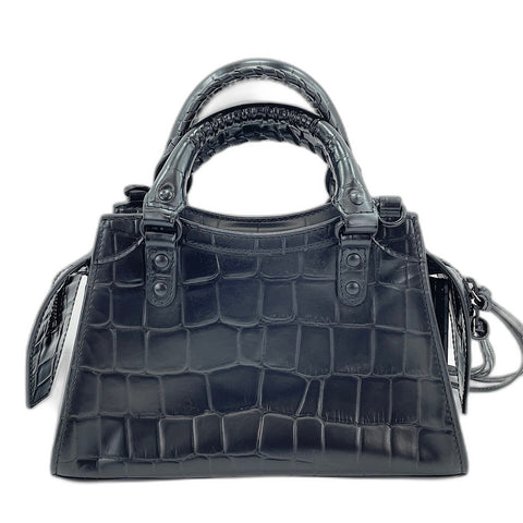 BALENCIAGA Neo Classic City Mini 2WAY Handbag leather black WS32463