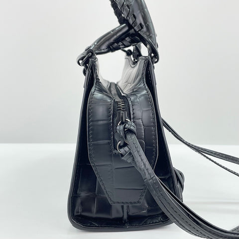 BALENCIAGA Neo Classic City Mini 2WAY Handbag leather black WS32463