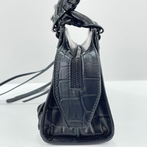 BALENCIAGA Neo Classic City Mini 2WAY Handbag leather black WS32463