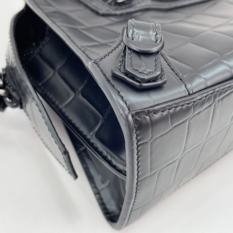 BALENCIAGA Neo Classic City Mini 2WAY Handbag leather black WS32463