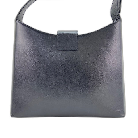Salvatore Ferragamo Gancini Shoulder Bag leather black WS32468