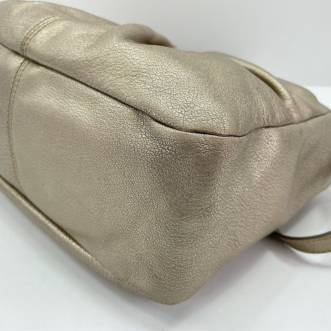 Salvatore Ferragamo Vara Ribbon 2-Way Handbag Handbag leather gold WS32469
