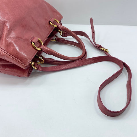 Miu Miu 2WAY Handbag leather pink WS32470