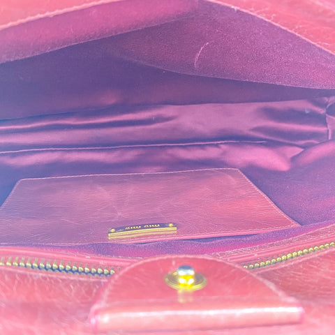 Miu Miu 2WAY Handbag leather pink WS32470