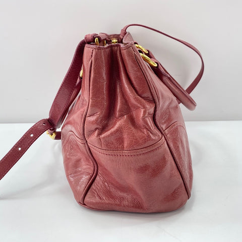 Miu Miu 2WAY Handbag leather pink WS32470