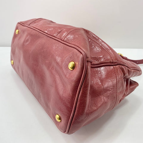 Miu Miu 2WAY Handbag leather pink WS32470