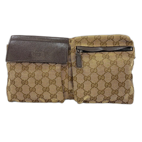 GUCCI Waist bag Brown WS32474
