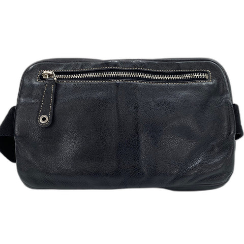 GUCCI Waist bag leather black WS32475