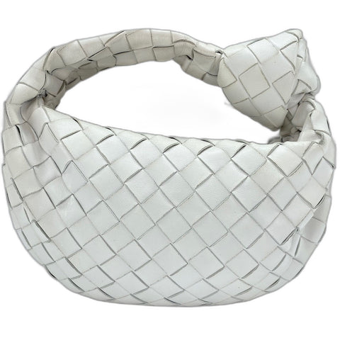 BOTTEGAVENETA INTRECCIATO Mini Jodie Handbag leather white WS32481