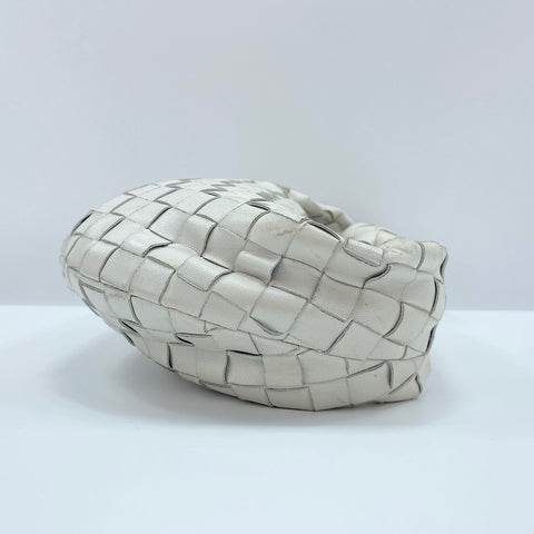 BOTTEGAVENETA INTRECCIATO Mini Jodie Handbag leather white WS32481
