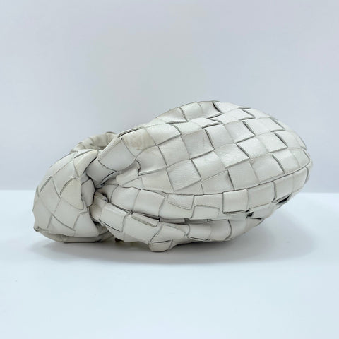 BOTTEGAVENETA INTRECCIATO Mini Jodie Handbag leather white WS32481