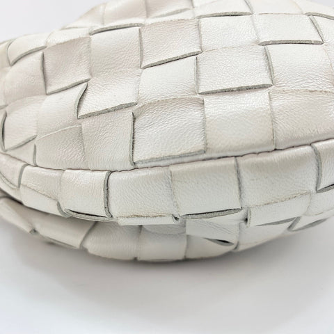 BOTTEGAVENETA INTRECCIATO Mini Jodie Handbag leather white WS32481