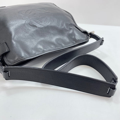 LOEWE anagram Shoulder Bag leather black WS32483