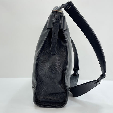 LOEWE anagram Shoulder Bag leather black WS32483