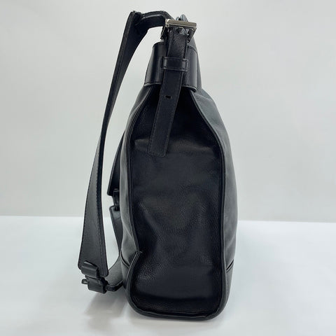 LOEWE anagram Shoulder Bag leather black WS32483