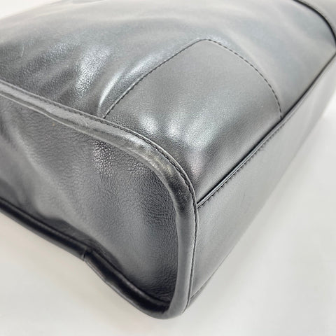 LOEWE anagram Shoulder Bag leather black WS32483