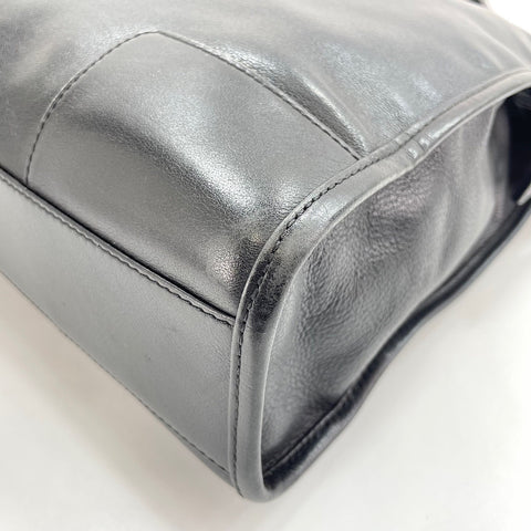 LOEWE anagram Shoulder Bag leather black WS32483