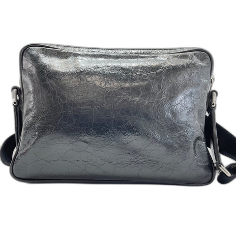 GUCCI Interlocking G Shoulder Bag leather black WS32487
