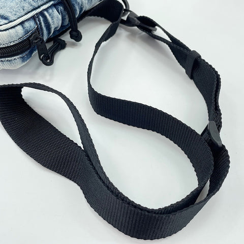BALENCIAGA Explorer Shoulder Bag denim blue WS32489