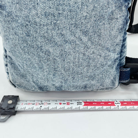 BALENCIAGA Explorer Shoulder Bag denim blue WS32489