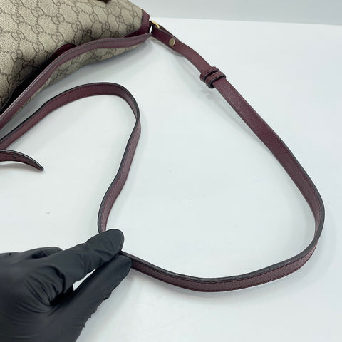 GUCCI 2WAY Handbag wine-red WS32492