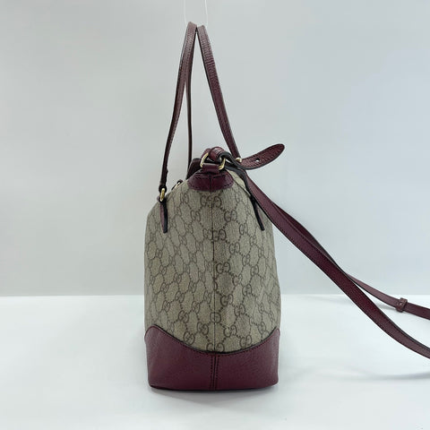 GUCCI 2WAY Handbag wine-red WS32492