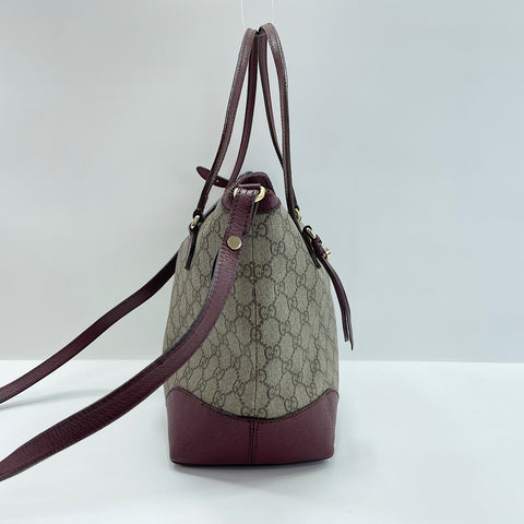 GUCCI 2WAY Handbag wine-red WS32492