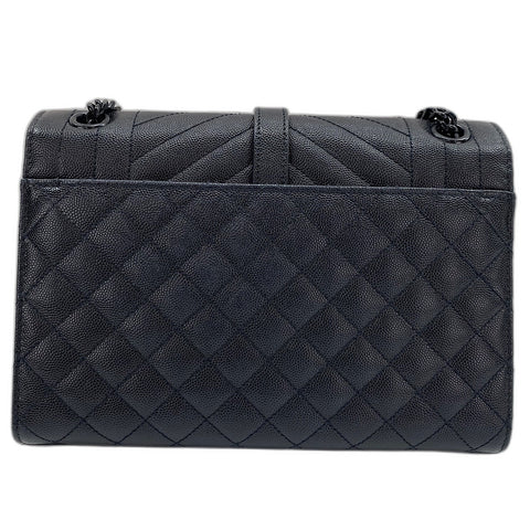 YVES SAINT LAURENT Envelope medium Shoulder Bag leather black WS32495