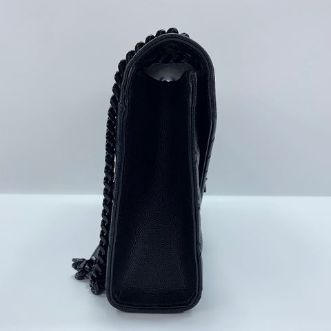 YVES SAINT LAURENT Envelope medium Shoulder Bag leather black WS32495