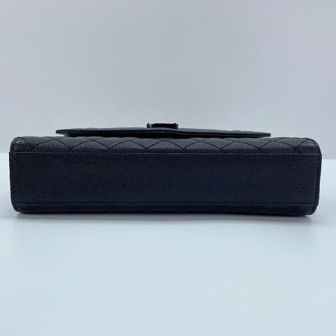 YVES SAINT LAURENT Envelope medium Shoulder Bag leather black WS32495