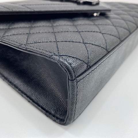 YVES SAINT LAURENT Envelope medium Shoulder Bag leather black WS32495