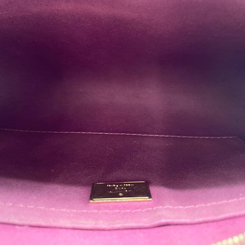 LOUIS VUITTON Santa Monica Clutch Shoulder Bag wine-red WS32499