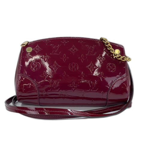 LOUIS VUITTON Santa Monica Clutch Shoulder Bag wine-red WS32499