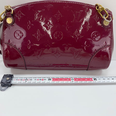LOUIS VUITTON Santa Monica Clutch Shoulder Bag wine-red WS32499