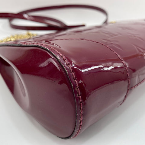 LOUIS VUITTON Santa Monica Clutch Shoulder Bag wine-red WS32499
