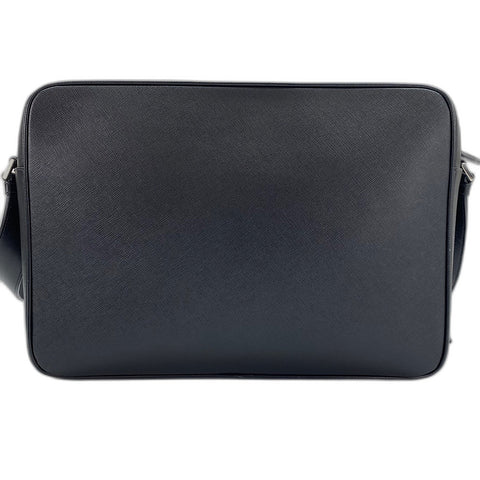 PRADA Shoulder Bag leather black WS32500