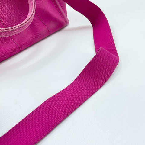 PRADA Canapa 2WAY Handbag canvas pink WS32501