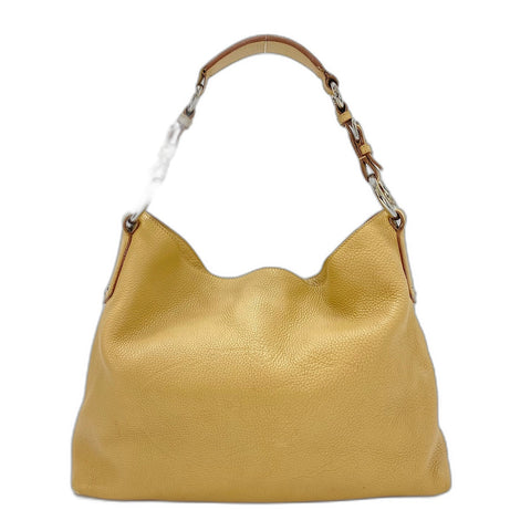 PRADA Shoulder Bag leather beige WS32502