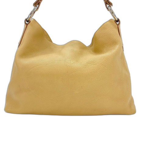 PRADA Shoulder Bag leather beige WS32502